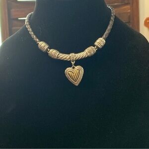 Brighton Gold and Silver Heart Necklace